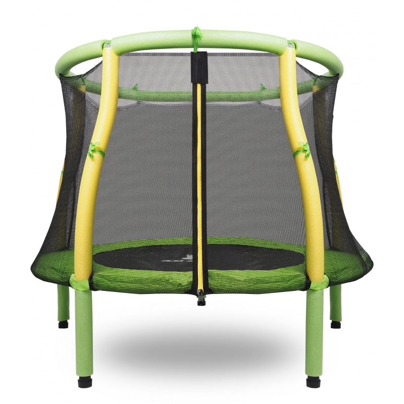 Aga Gyermek trambulin 116 cm Világos zöld-sárga + védőháló