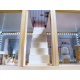 Aga MDF Babaház bútorokkal 78cm LED Fekete