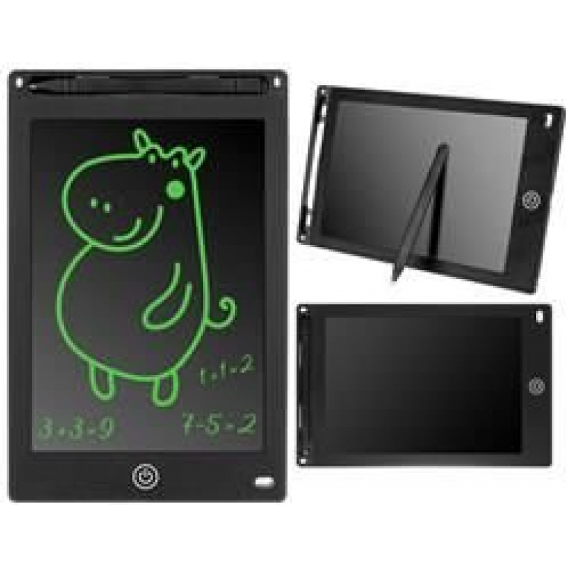 Digitális LCD tábla 8.5 hüvelykes rajzoló- és íróeszköz Fekete ISO 8965