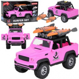 Rózsaszín terepjáró off-road szörfdeszkák hangok fények ZA5223 univerzális