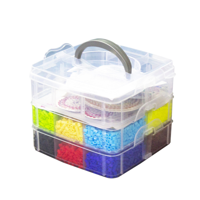 Aga4Kids Gyöngyvasaló készlet 9000 db gyönggyel + kiegészítőkkel