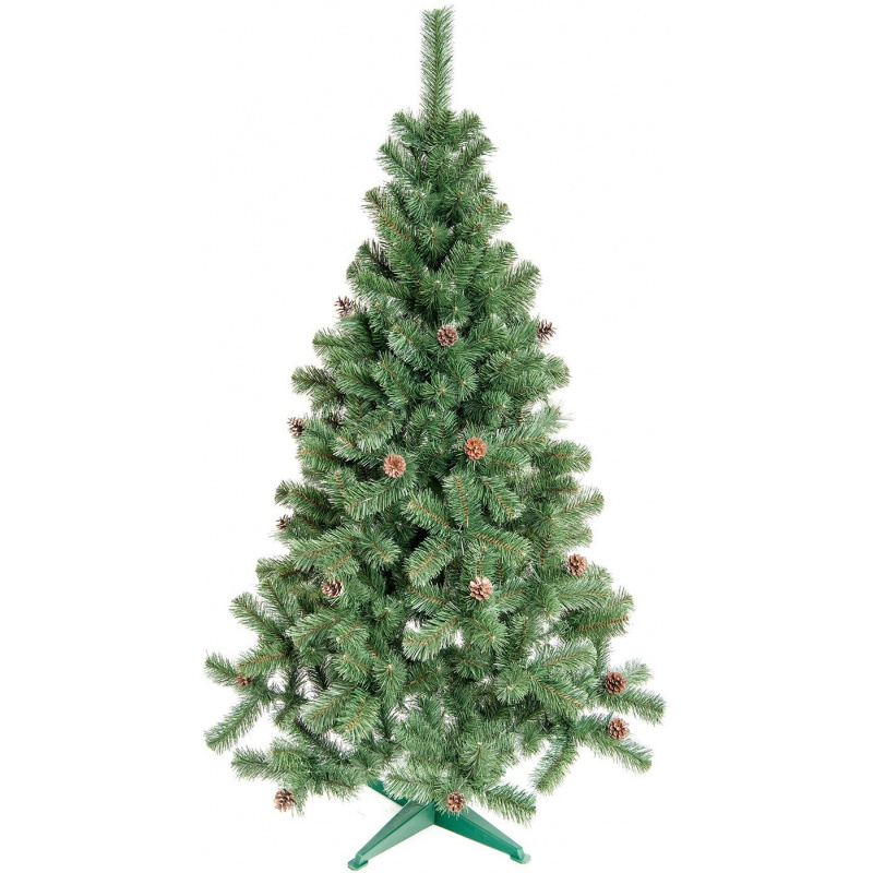 Aga műkarácsonyfa fenyőtobozokkal 220 cm