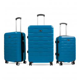 Aga Travel Bőröndkészlet MR4658 Sötéttürkiz