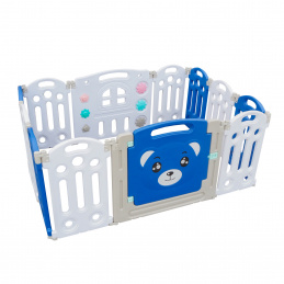 Aga4Kids Gyerek műanyag járóka 120x180x64 cm Kék Aga4Kids Gyerek műanyag járóka 120x180x64 cm Kék