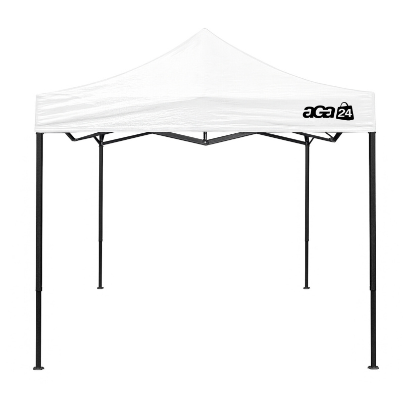 Aga Oldalsó falak nélküli eladói stand 3×3 m Fehér