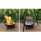 Aga Garden grillsütő állványon 4in1 OSLO kandallóval