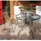 Aga kerti asztal MR4354LGY 75x90 cm