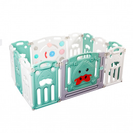 Aga4Kids Gyerek műanyag járóka 156x119x64 cm Zöld