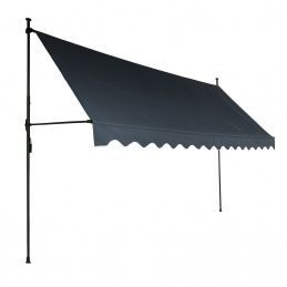 Aga Teleszkópos napellenző 350x120 cm Szürke