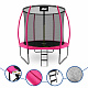 Aga SPORT EXCLUSIVE trambulin 250 cm rózsaszín + védőháló + létra