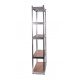 Aga 2x Fém polc 174x75x30 cm 5 polc