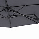Linder Exclusiv Kerti napernyő MC2006 350 cm Sötétszürke