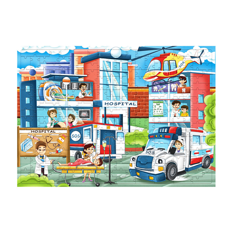 Aga4Kids Gyerek puzzle Kórház 172 darab