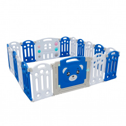 Aga4Kids Gyerek műanyag járóka 186x192x64 cm Kék Aga4Kids Gyerek műanyag járóka 186x192x64 cm Kék