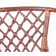 Aga Rattan kanapé garnitúra szett BAHAMA Choco Brown