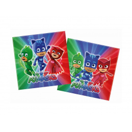 PJ Masks Születésnapi szalvéták PJ Masks 33 cm / 20 db