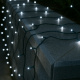 Linder Exclusiv Napelemes fényfüzér 100 LED Hideg fehér