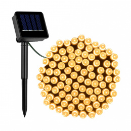 Linder Exclusiv Napelemes fényfüzér 150 LED Meleg fehér