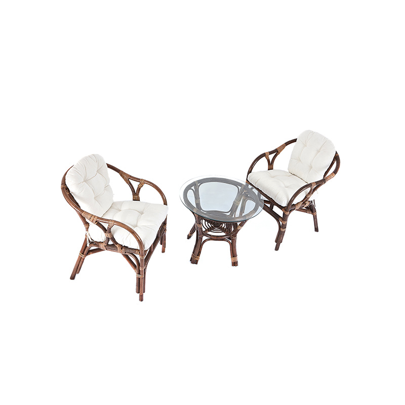 Aga Rattan ülőgarnitúra szett SITA Choco White