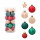 Aga Karácsonyi gömbök MIX 3-4cm 32db Piros/Arany/Zöld