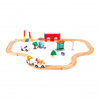 Aga4Kids Fa vonatpálya DS5647