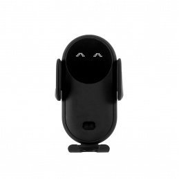 Aga Mobiltelefon tartó vezeték nélküli Qi töltéssel Fekete