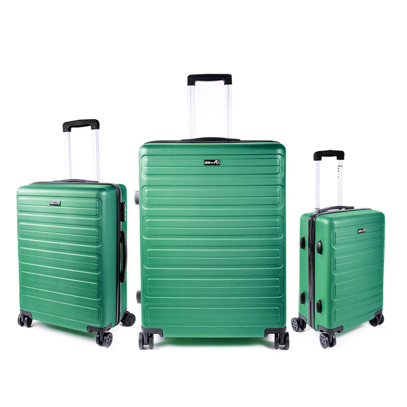 Aga Travel Bőröndkészlet MR4657 Világoszöld
