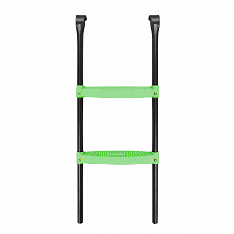 Aga Trambulin létra 305 - 430 cm Fekete/Világoszöld