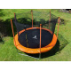 Aga SPORT FIT trambulin 180 cm Narancssárga + belső védőháló