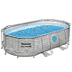 BESTWAY Power Steel Swim Vista medencés ablak 427x250x100 14x8FT 7in1