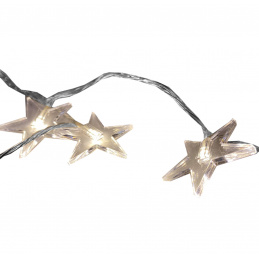 Linder Exclusiv Karácsonyi fényfüzér 48 LED Csillagok Meleg fehér