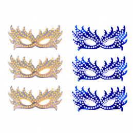 Aga4Kids Gyerek álarcok DS941SBLU 6 db