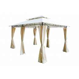 Linder Exclusiv Kerti pavilon MC3644 Bézs 4x3m 6 oldalfallal