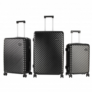 Aga Travel Utazási bőröndkészlet MR4672 Fekete