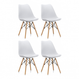Aga 4x Étkezőszék MR2035 Fehér