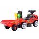 TRAKTOR Lökhárító pótkocsival ZA3746 - Piros