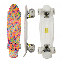 Aga4Kids Pennyboard gördeszka LED kerekekkel MR6003