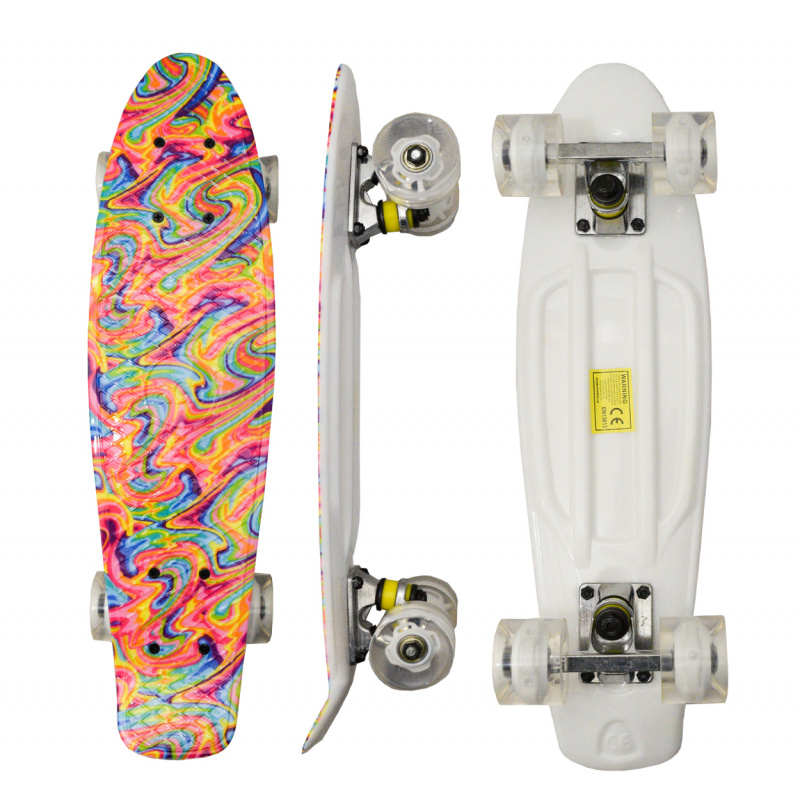 Aga4Kids Pennyboard gördeszka LED kerekekkel MR6003