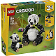 LEGO® Creator 3in1 31165 Vadállatok: Pandacsalád