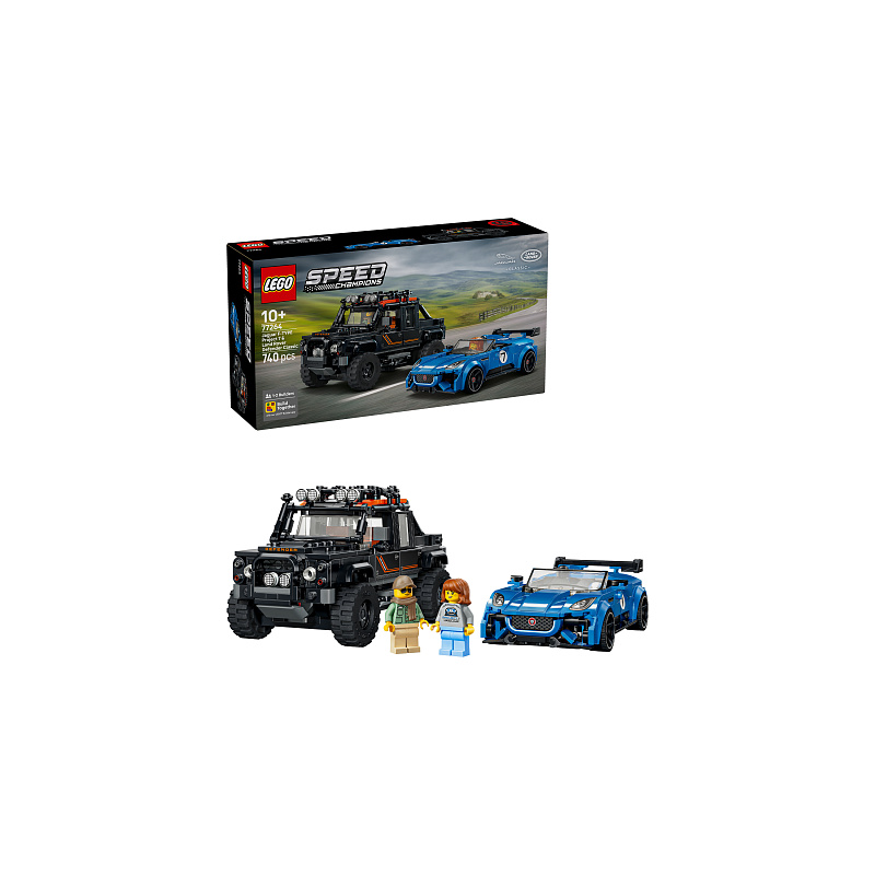 LEGO® Speed Champions 77264 Jaguar Project 7 és Land Rover Defender