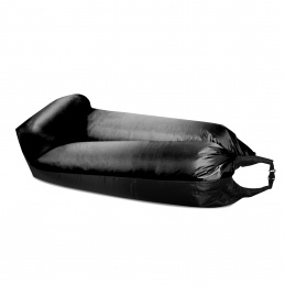 Aga Felfújható ágy LAZY BAG 230x70 cm Fekete/Fekete