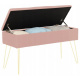 Aga Taburet tárolóhellyel Rózsaszín
