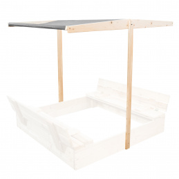 Aga Gyerek homokozó tető 120x120 cm Szürke