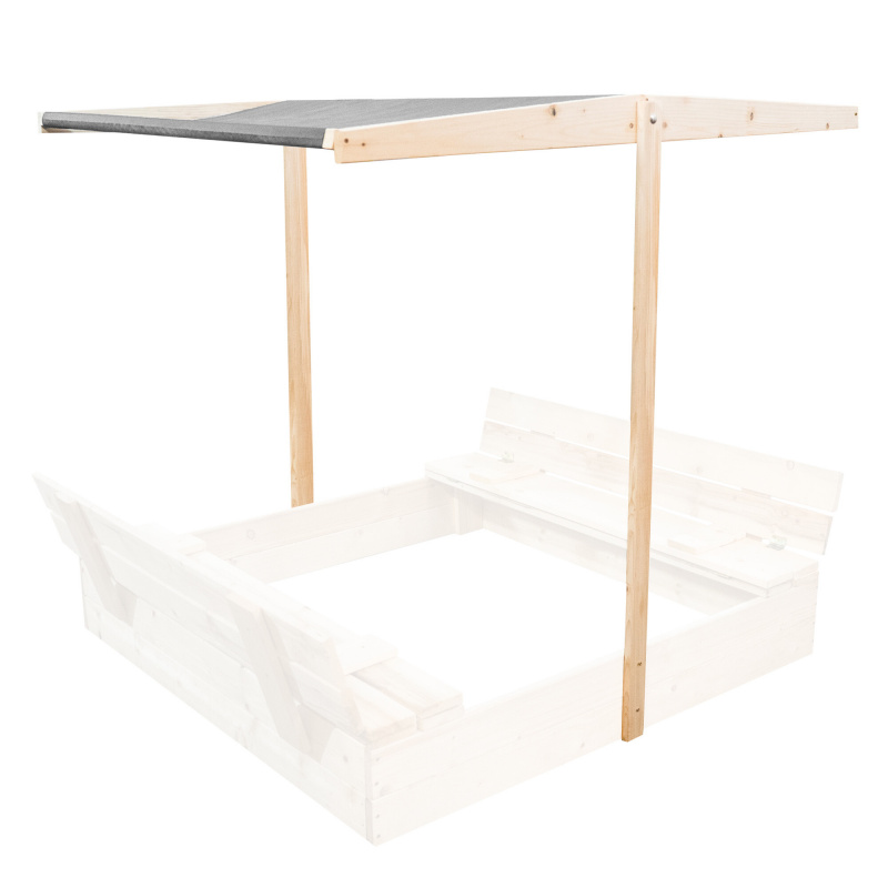 Aga Gyerek homokozó tető 120x120 cm Szürke