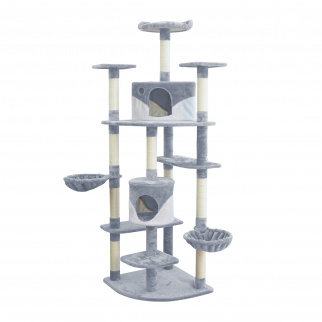 Aga Macskakaparó 200 cm Szürke-fehér