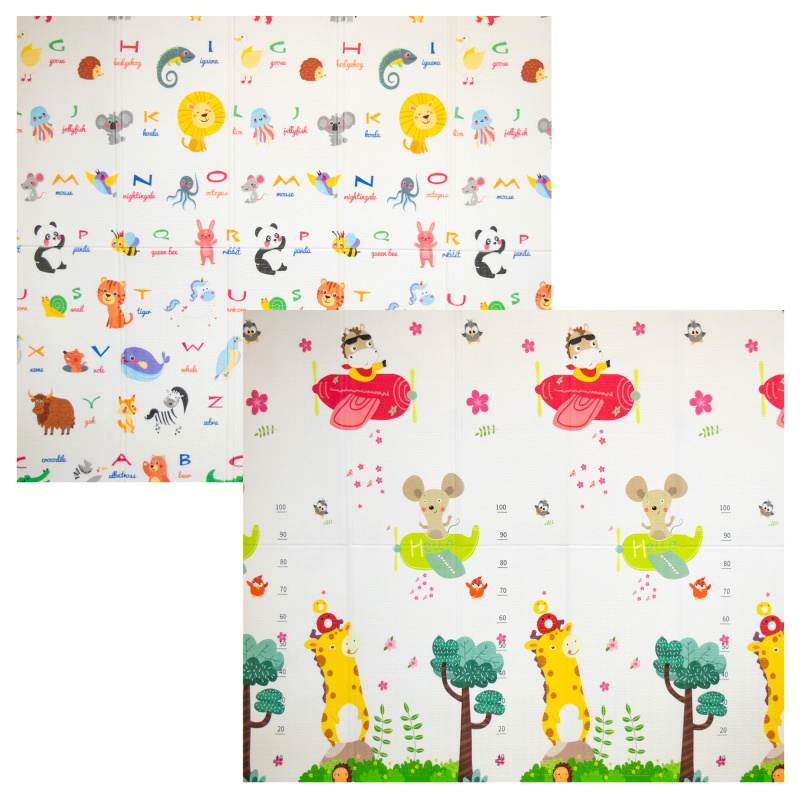Aga4Kids Összecsukható habszivacs gyerek játszószőnyeg 200x180 cm DS3013