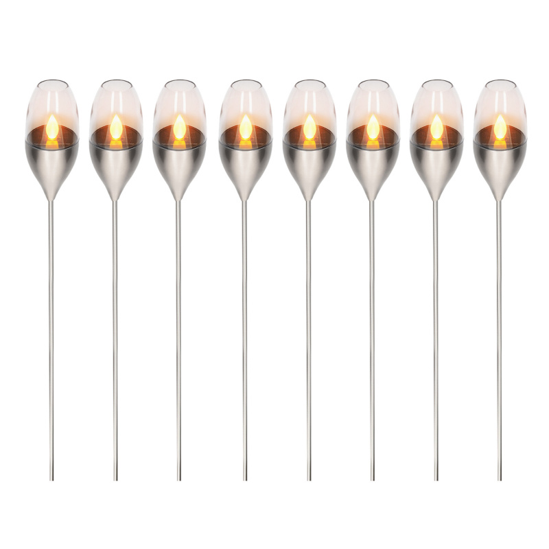 Kynast Kerti LED napelemes fáklya 112 cm 8 db