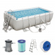 Bestway Power  acélkeretes medence  4,04 x 2,01 x 1 m 56441 + szűrőbetétes szűrés