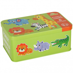 Aga Puzzle fémdobozban SAFARI 25 darab Aga Puzzle fémdobozban SAFARI 25 darab