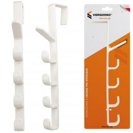 Ajtóra akasztható fogas - 5 kampó